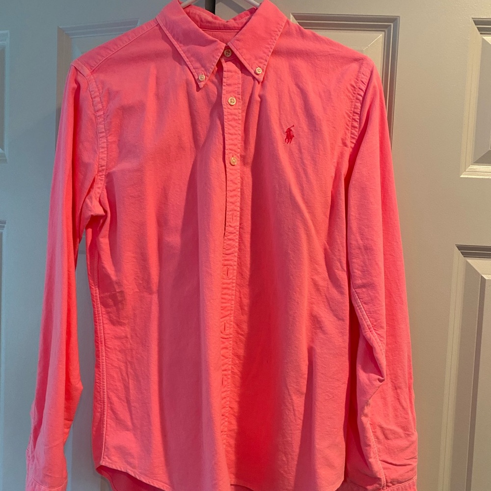 Ralph Lauren Pink Button-Down Shirt
